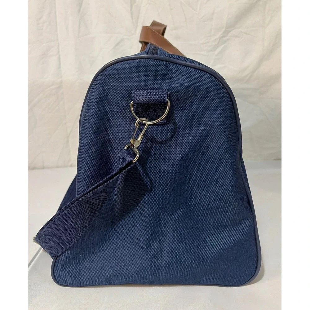 Claude Albert 3 Piece Luggage Set Navy Blue Duffel Train Case Toiletry Bag
